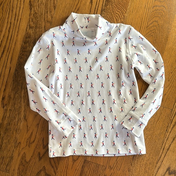 Little English marching soldier turtleneck sibling match size 6 & 8 💂🏼🎺🎖️ - Picture 1 of 1